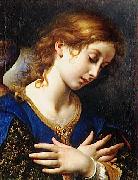 Carlo  Dolci Angelo annunciante oil on canvas